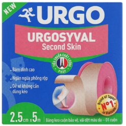 Băng keo Urgo Syval Second Skin màu da cuộn 2.5cm x 5m