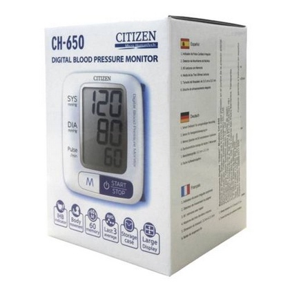 Máy đo huyết áp cổ tay Citizen CH-650 6