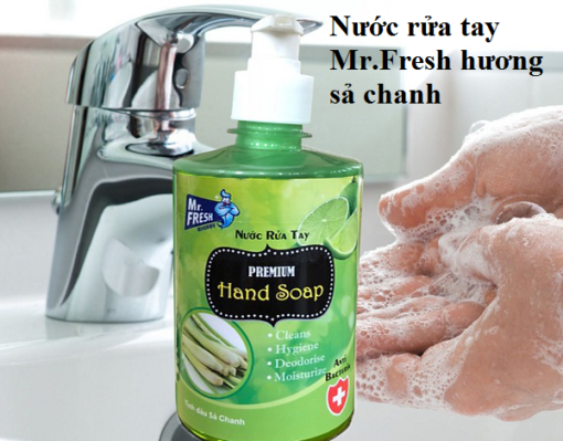 Nước rửa tay Mr.Fresh sát khuẩn hương chanh sả