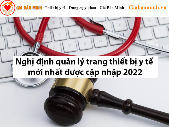 Nghị định quản lý trang thiết bị y tế