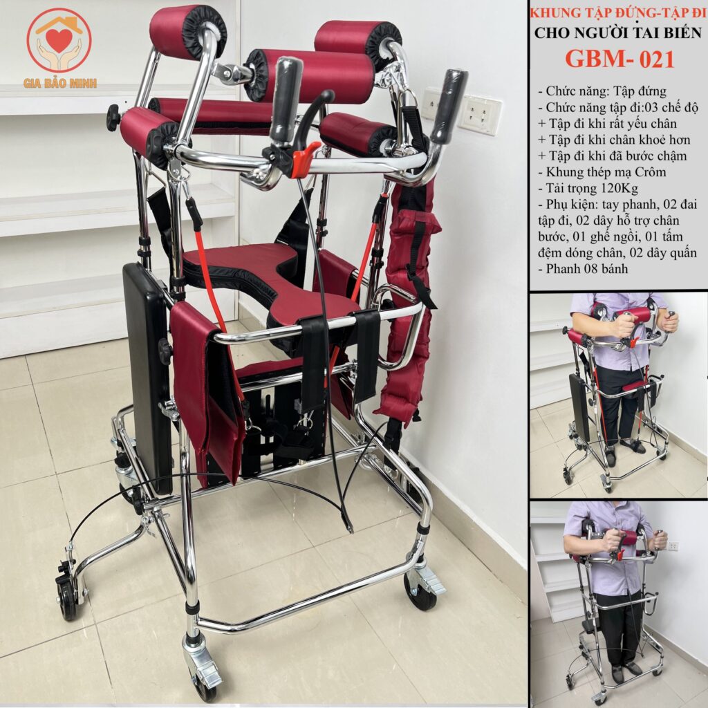 KHUNG TẬP ĐỨNG VÀ TẬP ĐI GBM-021 - Gia Bảo Minh